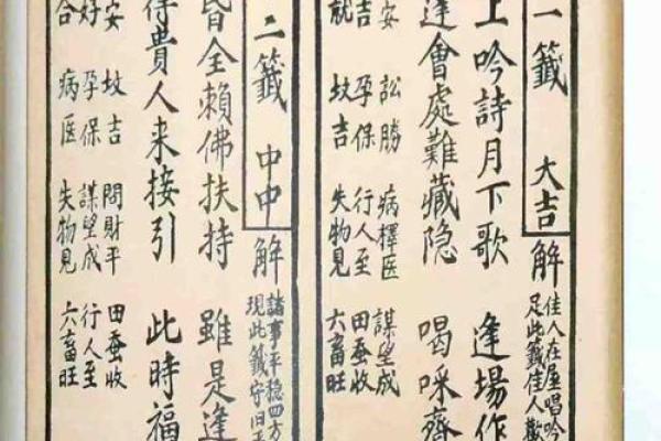 观音灵签版本不同