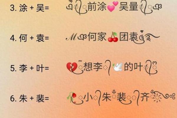 姓名组成配对 姓名配对关系揭秘？