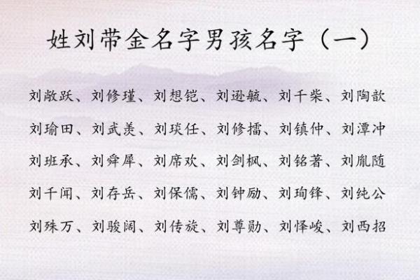 2019年出生的姓刘男孩如何起名，宜用什么字姓名
