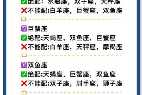 巨蟹座和处女座配对指数