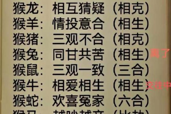 猴跟什么生肖配对最好 生肖猴最佳配对