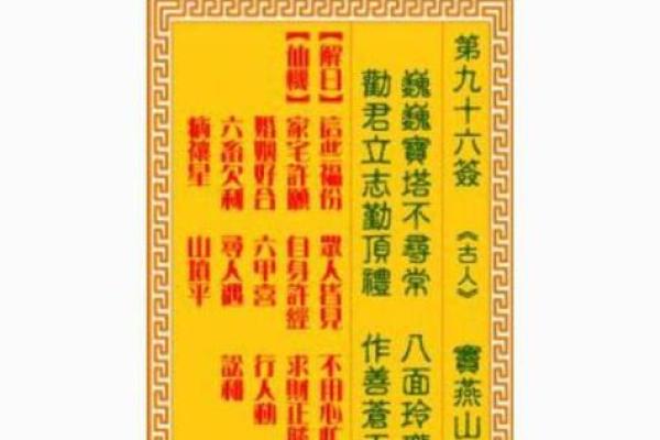 观音灵签21
