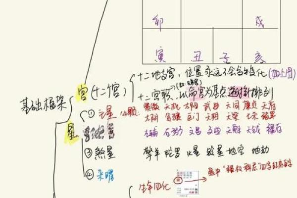 紫微斗数之四化论断法详释：命盘六条线