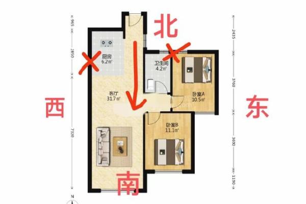 房门对窗户和厨房的风水化解