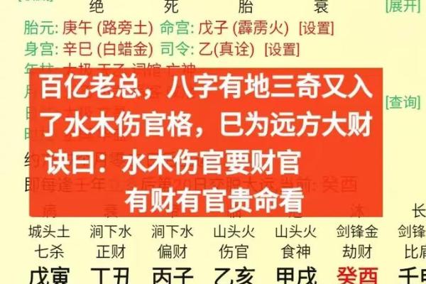八字伤官详解