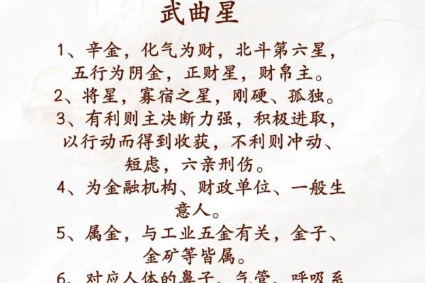 紫薇斗数命宫天魁星